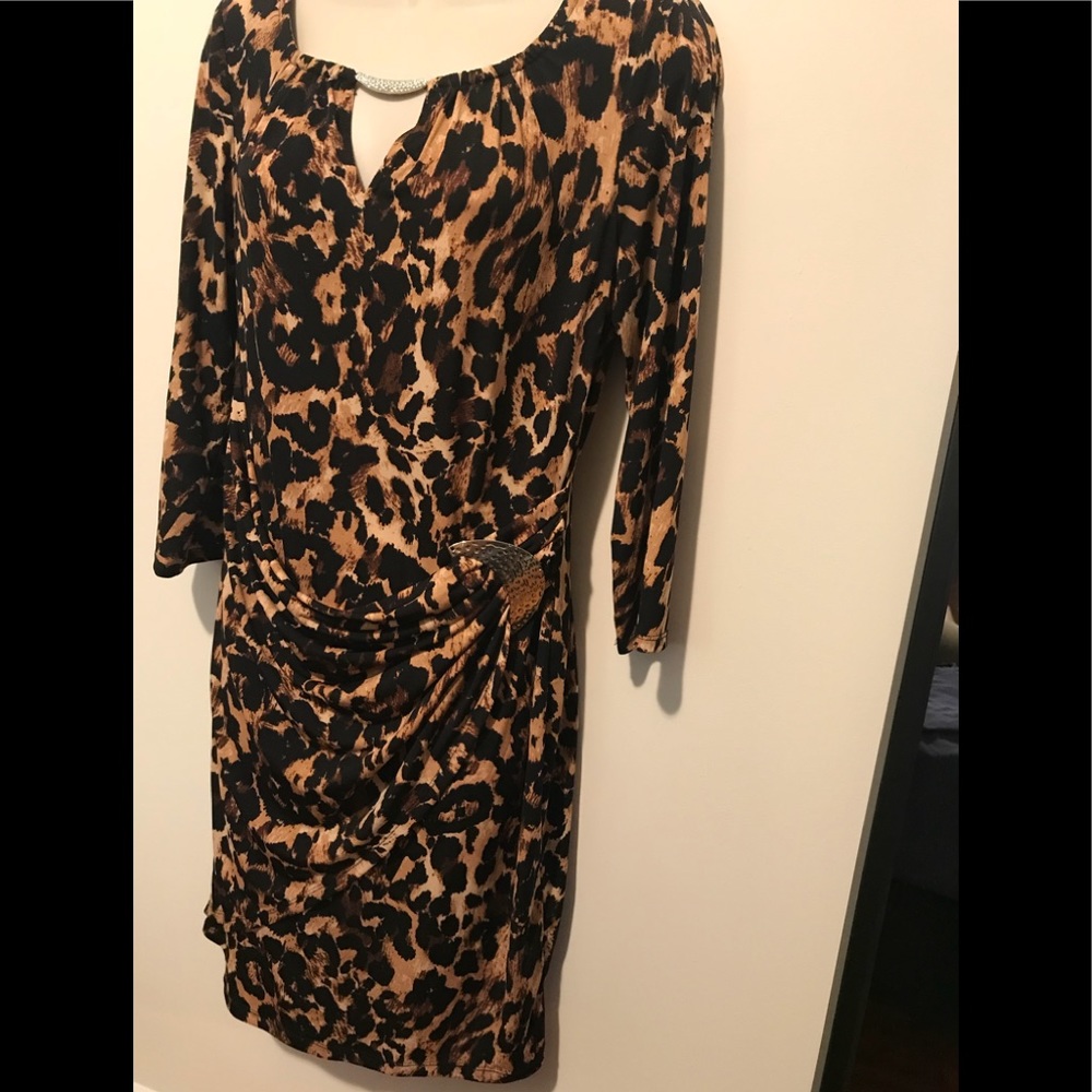 Animal print dress